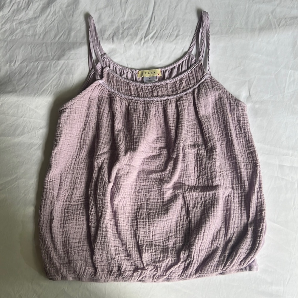 Anthropologie Lavender Tank Top Size Medium